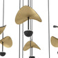 Dracera 10-Lichts Hanglamp Rond Mat Goud/Mat Zwart