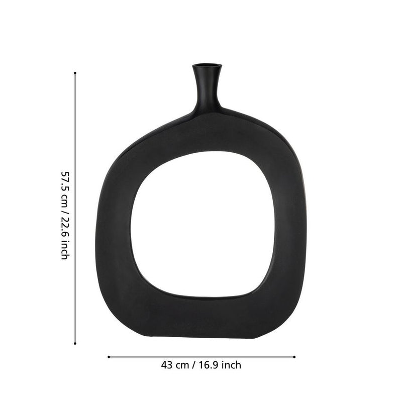Eglo Vaas Ankarefo Zwart Hoogte 57cm