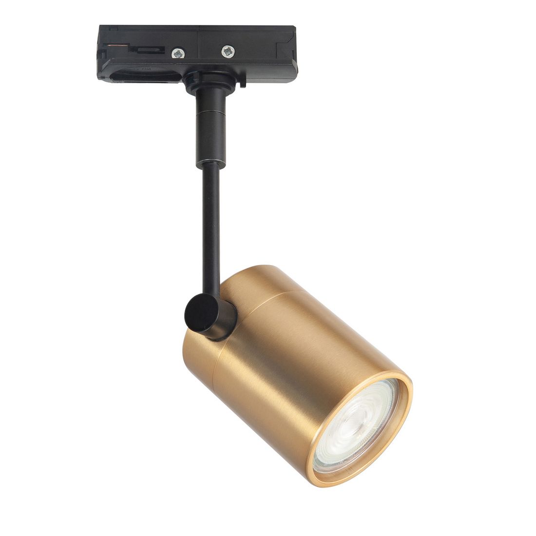 Fanfare Track Rail Spot GU10 Mat Goud/Zwart excl. Lichtbron - De Smid Verlichting
