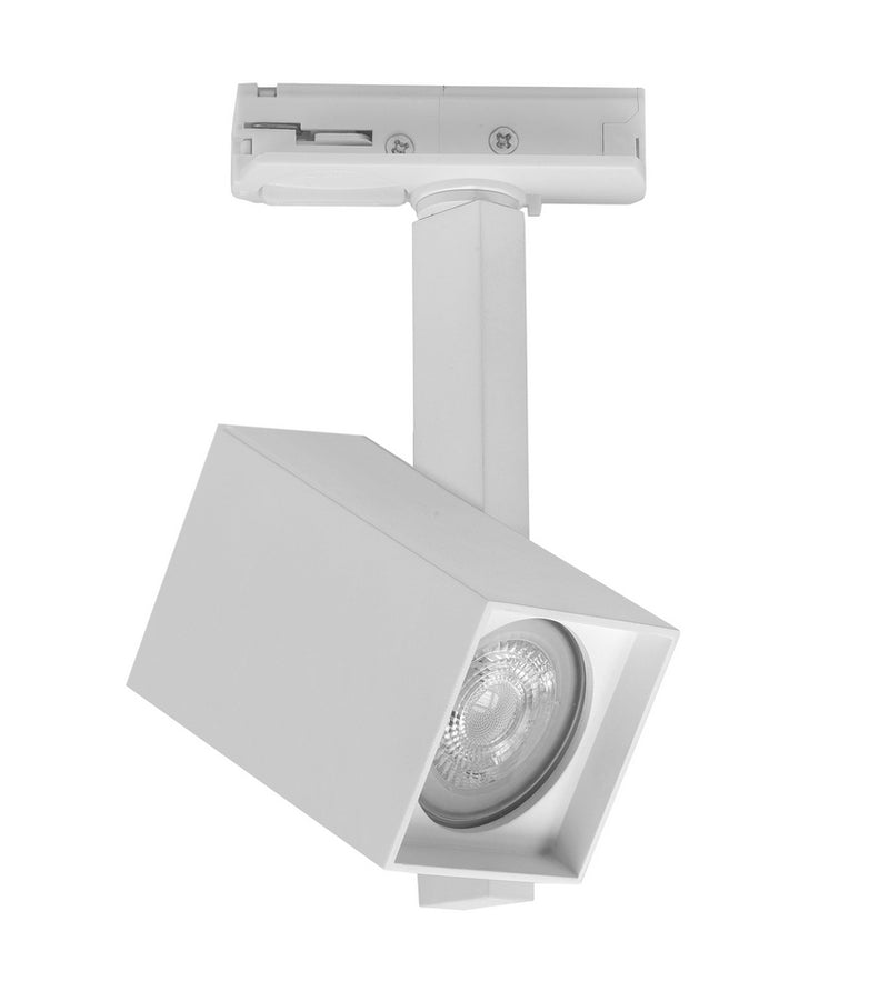 Highlight Oslo Track Rail spot 230V GU10 Wit + adapter excl.lichtbron