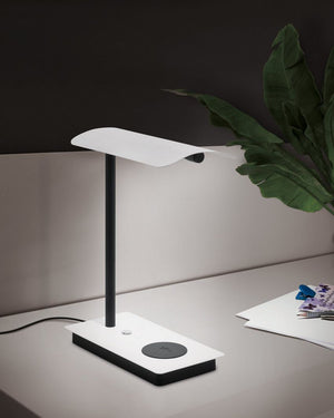 Arenaza tafellamp wit/zwart
