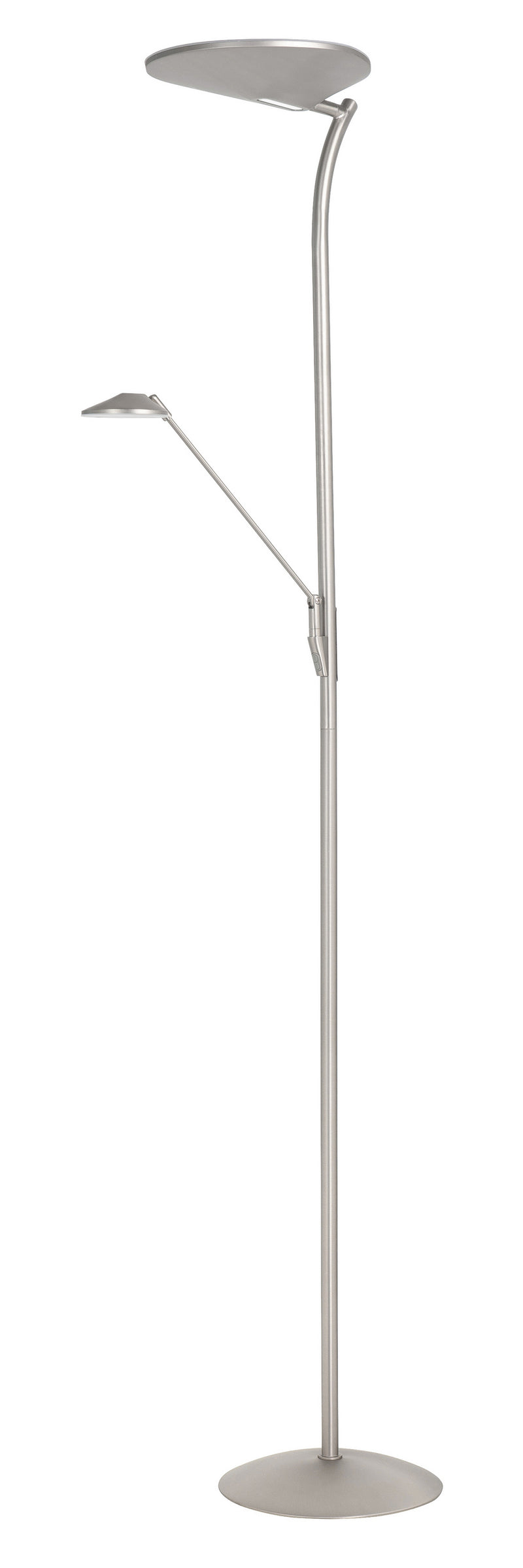 New Kopenhagen 2-Lichts LED Vloerlamp Nikkelmat