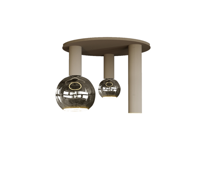Ztahl Riva 3-Lichts Plafonniere Ø35xm 4365-Platinum