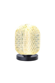 ETH Kristel tafellamp 05-TL3390-30 Zwart/Helder