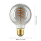 Eglo 110286 LED lamp Globe G80  E27 Smoke 100lm 2000K Connect-Z