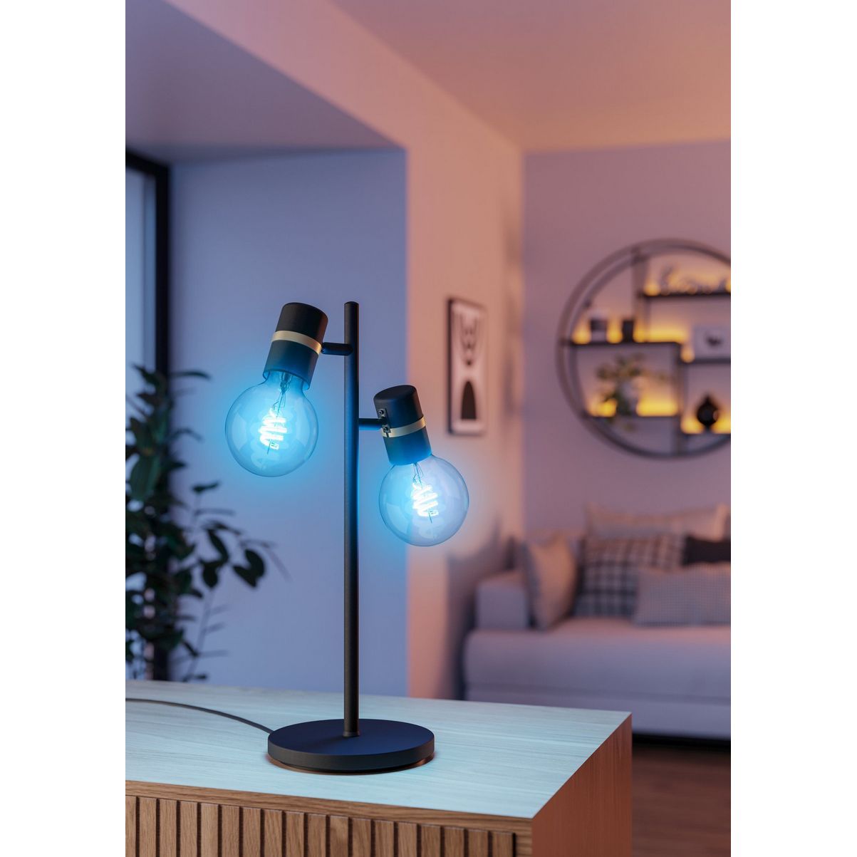 Eglo 110274 LED lamp Globe G95  E27 Helder 400lm 3000K+RGB Connect-Z - De Smid Verlichting