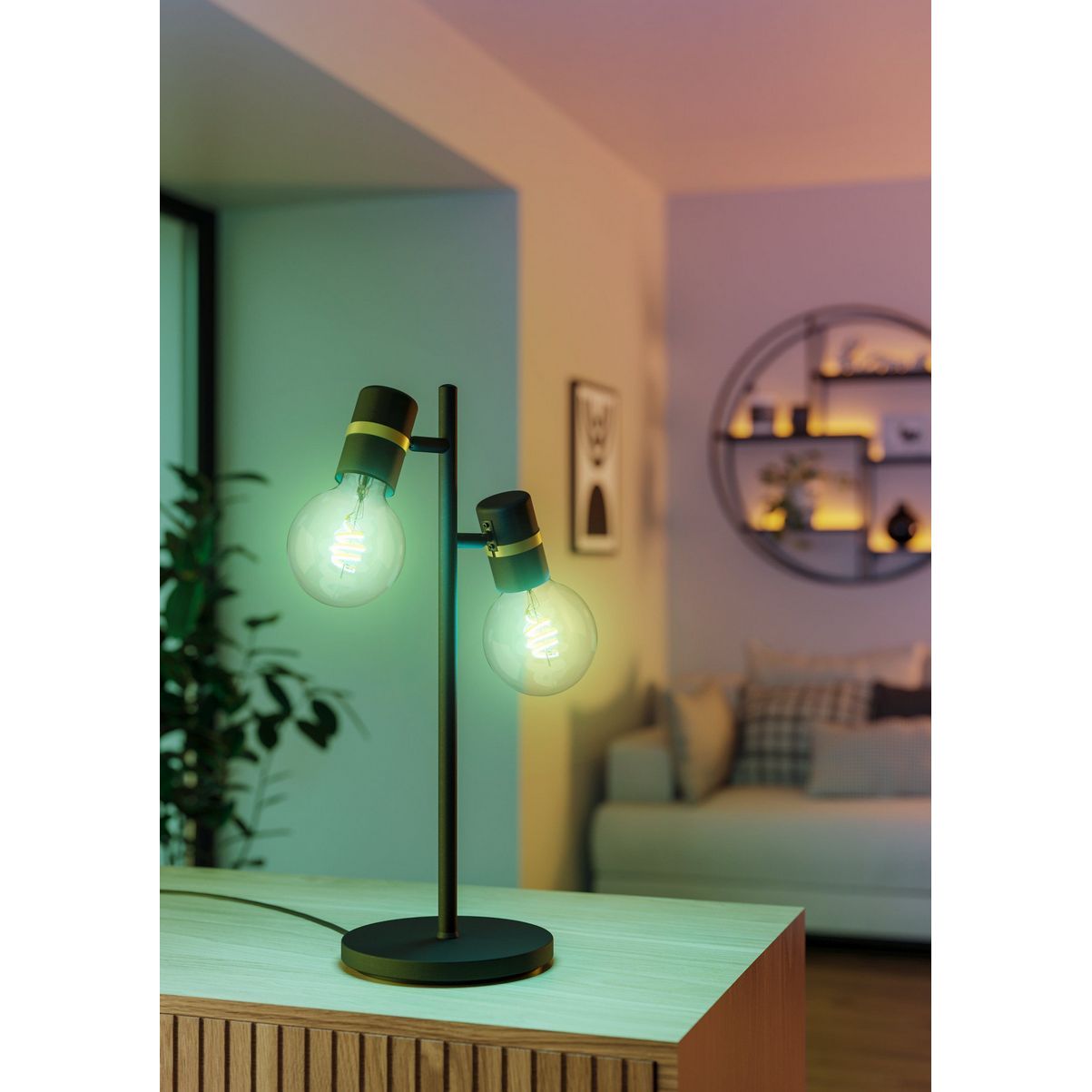 Eglo 110274 LED lamp Globe G95  E27 Helder 400lm 3000K+RGB Connect-Z - De Smid Verlichting