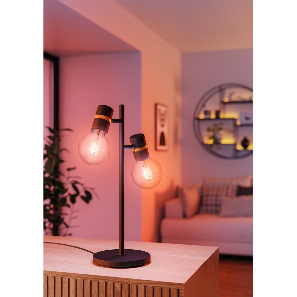 Eglo 110274 LED lamp Globe G95  E27 Helder 400lm 3000K+RGB Connect-Z - De Smid Verlichting