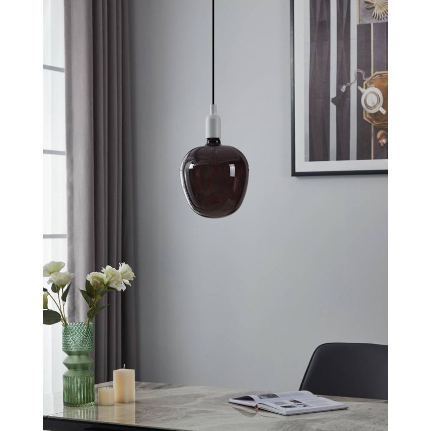 Eglo 110267 Deco G190 Losse LED Lichtbron 4watt E27 2000K Zwart/Bruin - De Smid Verlichting