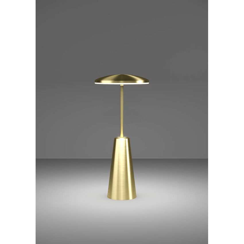 Egl0 900923 Piccola LED Dimbare Tafellamp + Oplaadbaar IP54 Mat Goud - De Smid Verlichting