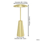 Egl0 900923 Piccola LED Dimbare Tafellamp + Oplaadbaar IP54 Mat Goud