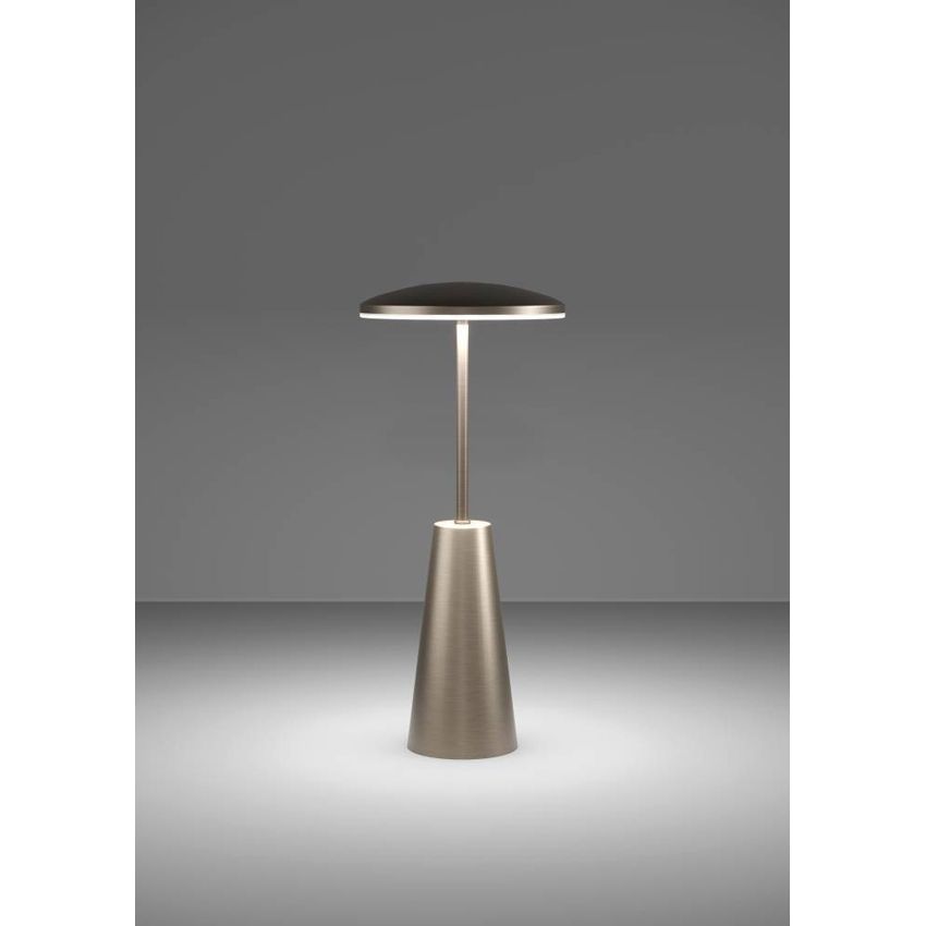 Eglo 900924 Piccola LED Dimbare Tafellamp + Oplaadbaar IP54 Brons - De Smid Verlichting