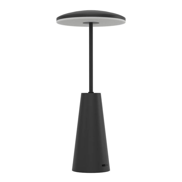 Eglo 900925 Piccola LED Dimbare Tafellamp + Oplaadbaar IP54 Zwart