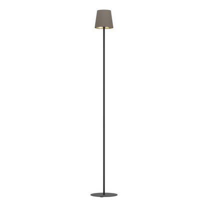 Eglo 901111 Fiorana Vloerlamp Zwart/Cappuccino-Goud