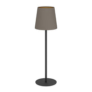 Eglo 90129 Fiorana Tafellamp Zwart/Cappuccino-Goud