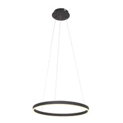Steinhauer 3502ZW Ringlux Hanglamp Ø60cm Zwart
