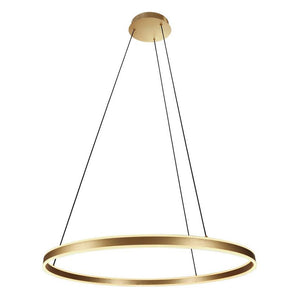 Steinhauer 3675GO Ringlux Hanglamp Ø80cm Mat Goud