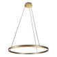 Steinhauer 3675GO Ringlux Hanglamp Ø80cm Mat Goud