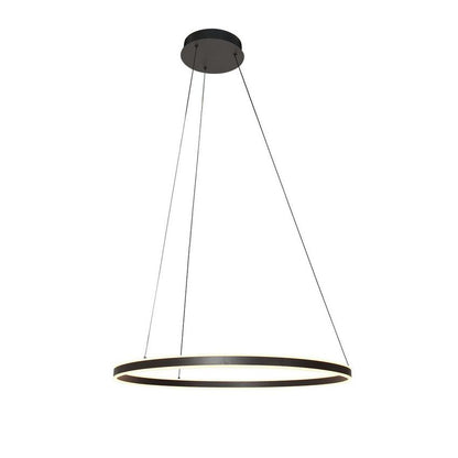 Steinhauer 3675ZW Ringlux Hanglamp Ø80cm Mat Zwart