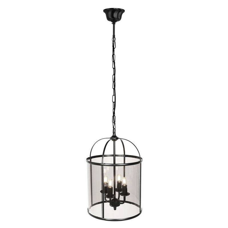 Steinhauer 5972ZW Pimpernel 4-Lichts hanglamp Zwart