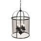 Steinhauer 5972ZW Pimpernel 4-Lichts hanglamp Zwart