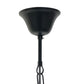 Steinhauer 5972ZW Pimpernel 4-Lichts hanglamp Zwart