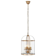 Steinhauer 5972BR Pimpernel 4-Lichts hanglamp Brons