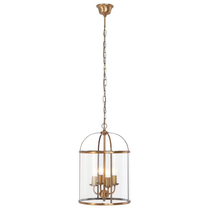 Steinhauer 5972BR Pimpernel 4-Lichts hanglamp Brons