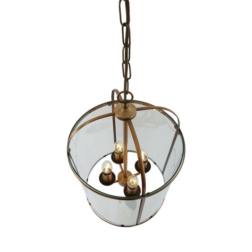 Steinhauer 5972BR Pimpernel 4-Lichts hanglamp Brons