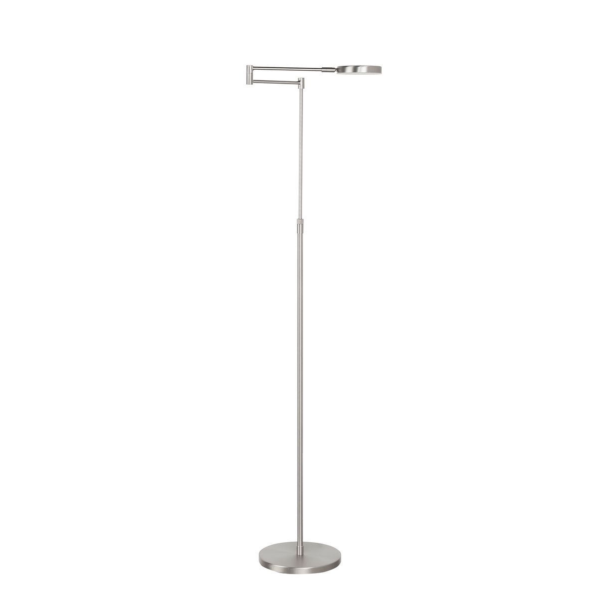 Sun Vloer-Leeslamp Satijn-Nikkelmat - De Smid Verlichting