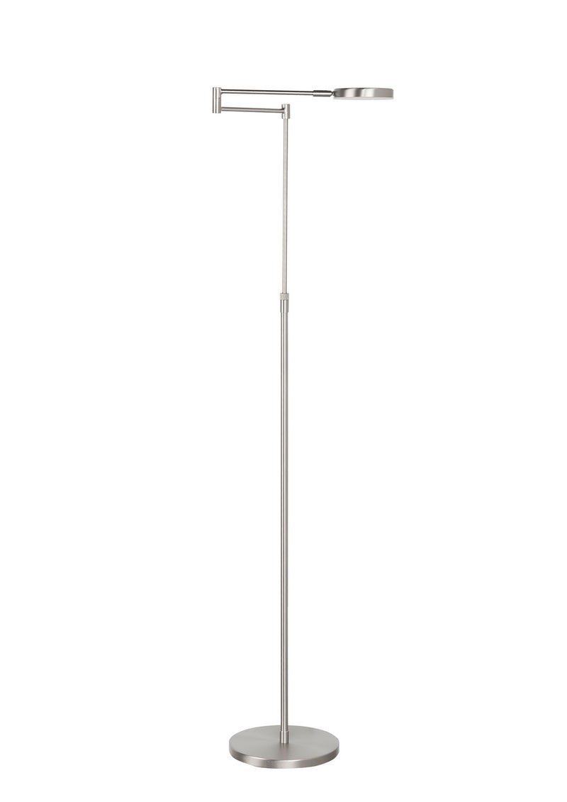 Sun Vloer-Leeslamp Satijn-Nikkelmat