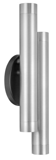 Trend 4-Licht wandlamp Nikkelmat/Zwart