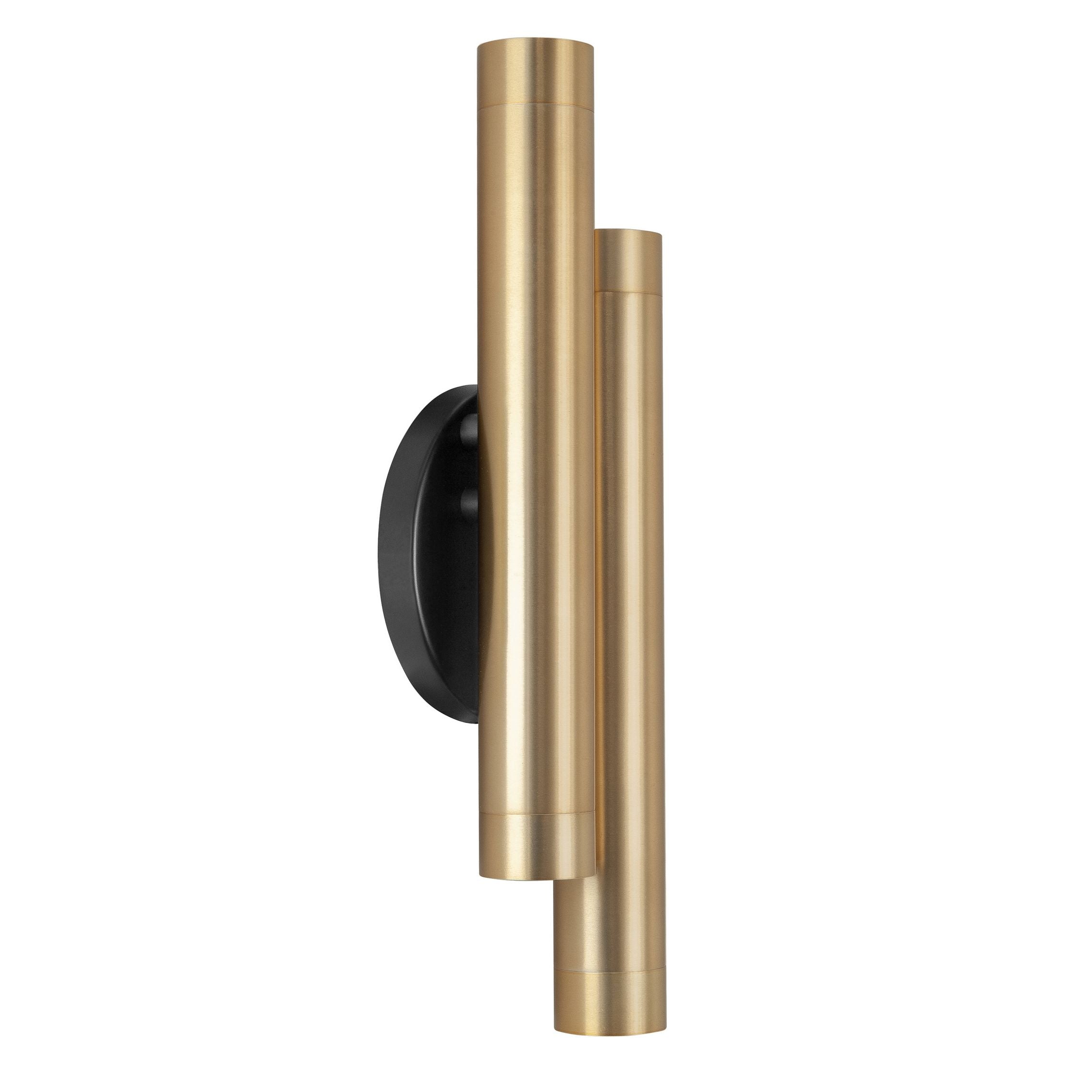 Trend 4-Lichts wandlamp W3731.38 Mat Goud/Zwart - De Smid Verlichting