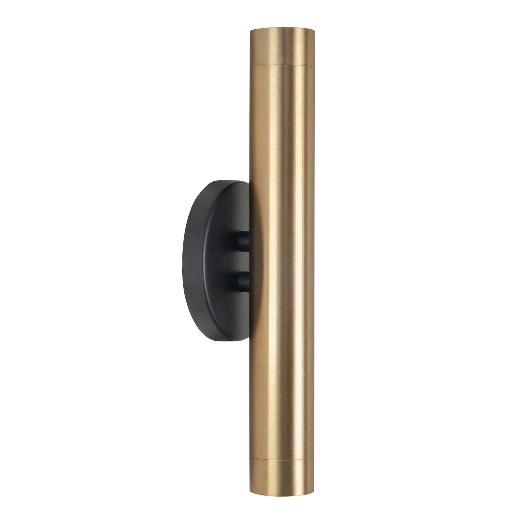 Highlight Trend 2-Lichts wandlamp W3730.38 Mat Goud/Zwart - De Smid Verlichting