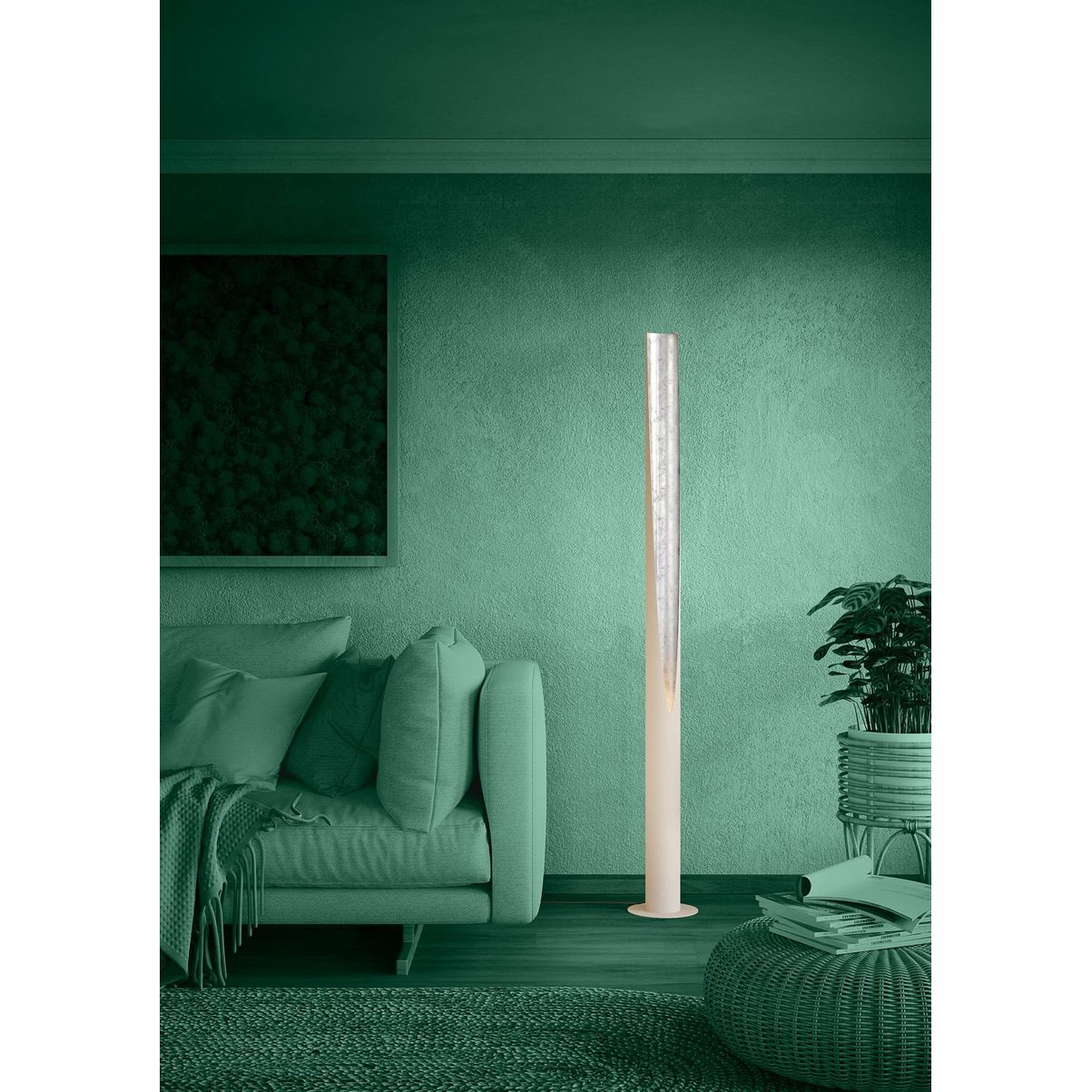 Prebone Vloerlamp Zand/Zilver Op=Op - De Smid Verlichting