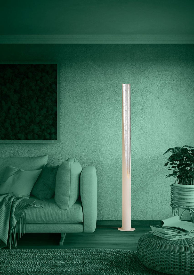Prebone Vloerlamp Zand/Zilver Op=Op