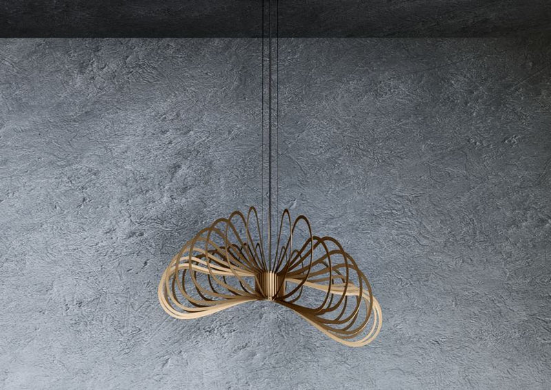 Ztahl Martani Ø85cm 5801-Platinum 1-Lichts Hanglamp