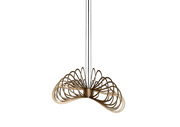 Ztahl Martani Ø85cm 5801-Platinum 1-Lichts Hanglamp