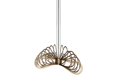 Ztahl Martani Ø85cm 5801-Platinum 1-Lichts Hanglamp