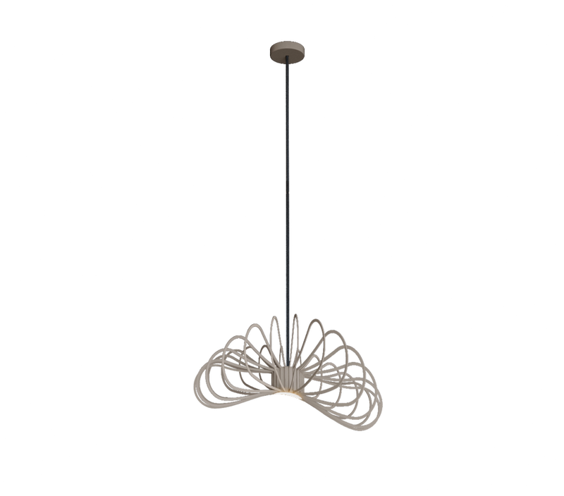 Ztahl Martani Ø50cm 5802-Quartz 1-Lichts Hanglamp