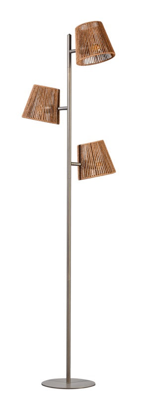 ETH Daan 3-Lichts Vloerlamp 3xE27 Anodic Brown