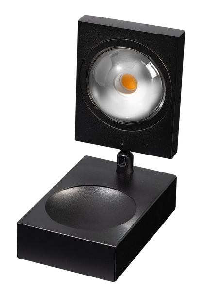 ETH Jake Round Cube Tafellamp Led met lens 3 step dimming Zwart