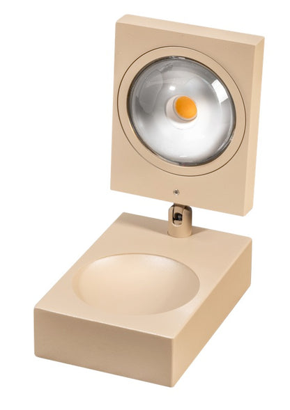 ETH Jake Round Cube Tafellamp Led met lens 3 step dimming Sand