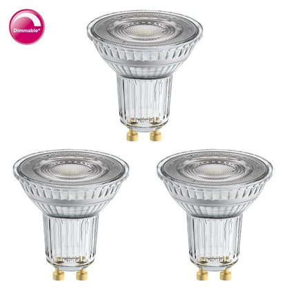 Osram 41186 3-Pack dimbaar GU10 Spot 3,4watt/35w. 230Lm