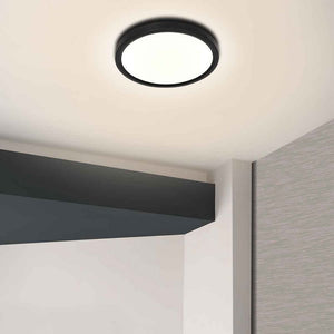Steinhauer 4132ZW Luminix Plafondlamp Ø29cm Zwart 1800Lumen Stepdim