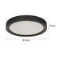 Steinhauer 4132ZW Luminix Plafondlamp Ø29cm Zwart 1800Lumen Stepdim