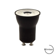 Ztahl 99902 LED 3,6watt GU10 Zwart 35mm Dimbaar 2700K