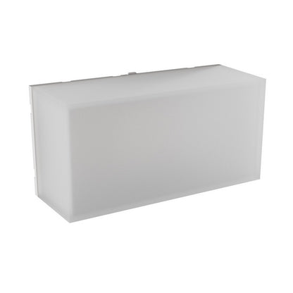 DSV Moderne Buiten Wandlamp Blocks Medium IP54 Wit