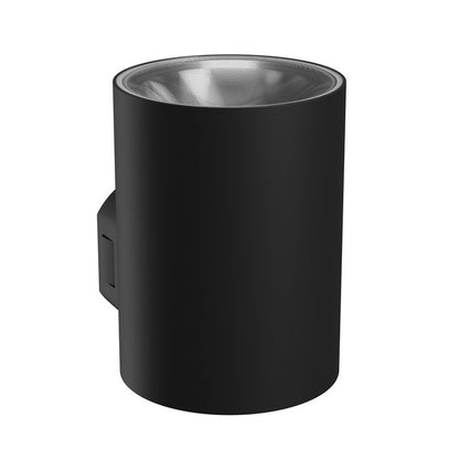 DSV Up-Down Round Small Buiten Wandlamp IP54 Zwart