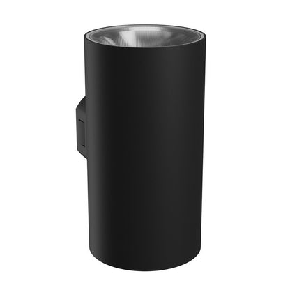 DSV Up-Down Round Buiten Large Wandlamp IP54 Zwart